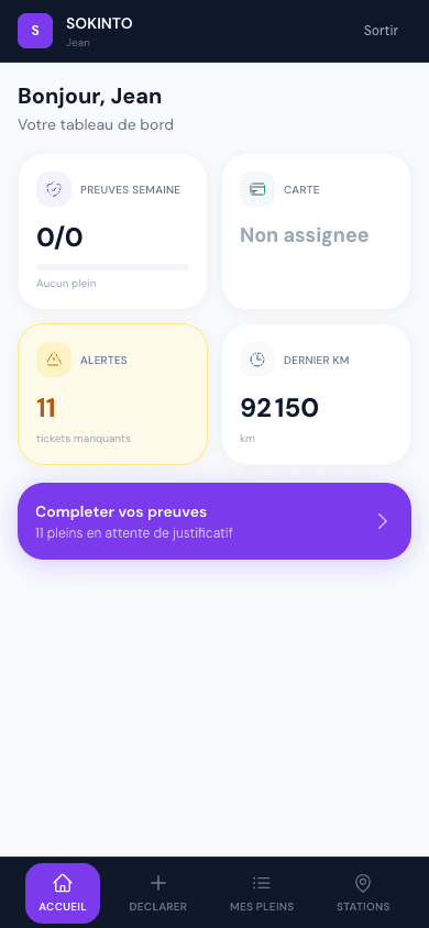 Preuve photo Sokinto